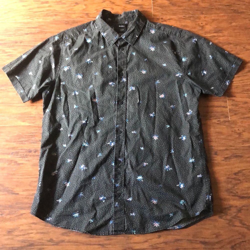 RVCA large slim shirt black